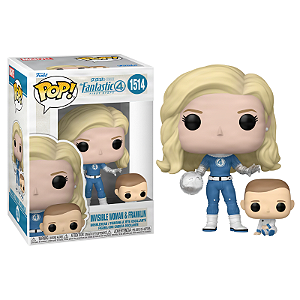 Funko Pop! Marvel Quarteto Fantastico 2025 Invisible Woman e Franklin 1514