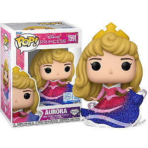Funko Pop! Disney A Bela Adormecida Aurora 1591 Exclusivo Diamond