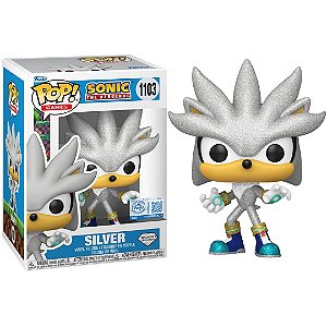 Funko Pop! Games Sonic The Hedgehog Silver 1103 Exclusivo Diamond