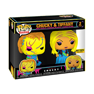 Funko Pop! Filme Bride of Chucky Chucky & Tiffany 2 Pack Exclusivo