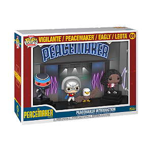 Funko Pop! Moment DC Comics Peacemaker Introduction Vigilante Peacemaker Eagly Leota 01