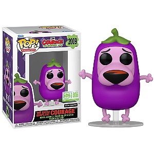 Funko Pop! Animation Coragem o Cão Covarde The Great Eggplant Courage 2009 Exclusivo