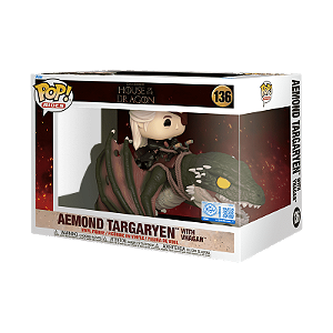 Funko Pop! Rides Television House Of The Dragon / A Casa do Dragão Aemond Targaryen With Vhagar 136 Exclusivo