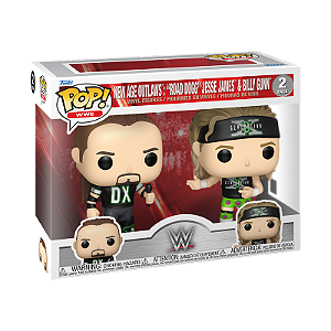 Funko Pop! WWE New Age Outlaws Road Dogg Jesse James & Billy Gunn 2 Pack