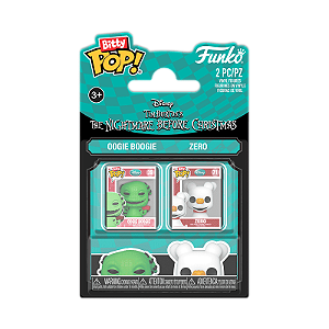 Funko Bitty Pop! Disney O Estranho Mundo de Jack Oogie Boogie & Zero