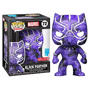 Funko Pop! Art Series Pantera Negra / Black Panther 72 Exclusivo