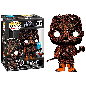 Funko Pop! Art Series Marvel Pantera Negra / Black Panther M Baku 67 Exclusivo