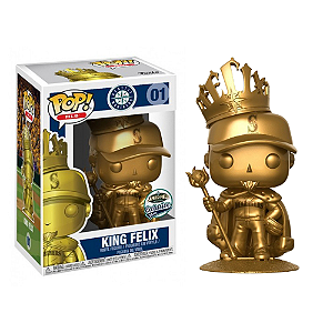 Funko Pop! Baseball MLB King Felix 01 Exclusivo Gold