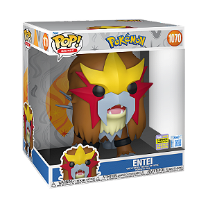 Funko Pop! Games Pokemon Entei 1070 Exclusivo SDCC 2025 10 Polegadas