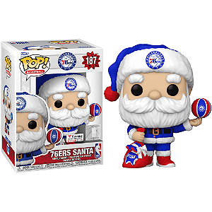 Funko Pop! Basketball NBA 76ERS Santa 187 Exclusivo