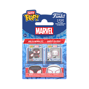 Funko Bitty Pop! Marvel Homem Aranha Miles Morales & Ghost Spider 2 Pack