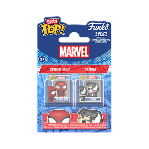 Funko Bitty Pop! Marvel Homem Aranha Spider Man & Venom 2 Pack
