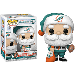 Funko Pop! Football NFL Dolphins Santa 281 Exclusivo