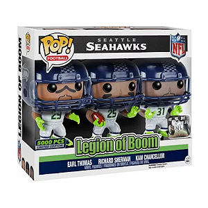 Funko Pop! Football NFL Seahawks Legion Of Boom 3 Pack Exclusivo
