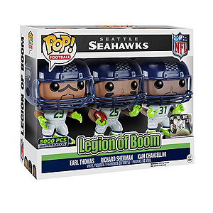 Funko Pop! Football NFL Seahawks Legion Of Boom 3 Pack Exclusivo
