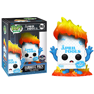 Funko Pop! Digital NFT April Fools Burning Pack 281 Exclusivo 1400 Pcs