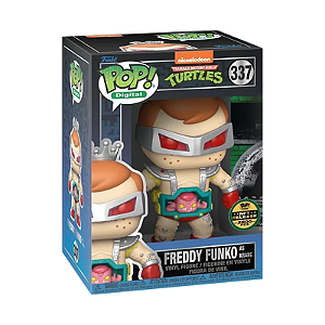 Funko pop! Digital NFT As Tartarugas Ninjas Freddy Funko As Krang 337 Exclusivo 2500 Pcs