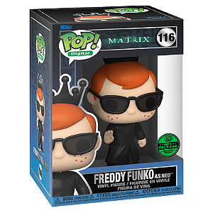 Funko pop! Digital NFT Matrix Freddy Funko As Neo 116 Exclusivo 2000 Pcs