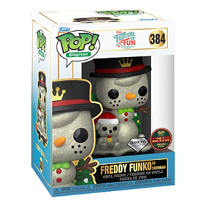 Funko pop! Digital NFT Festival Of Fun Freddy Funko As Snowman 384 Exclusivo Diamond 1900 Pcs