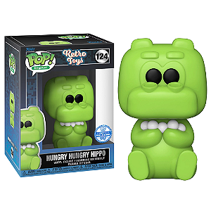 Funko Pop! Digital NFT Retro Toys Hungry Hungry Hippo 124 Exclusivo 1550 Pcs