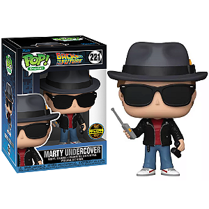 Funko Pop! Digital NFT Back To The Future Marty Undercover 221 Exclusivo 999 Pcs