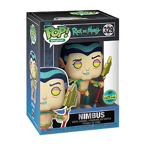 Funko Pop! Digital NFT Rick And Morty Nimbus 329 Exclusivo
