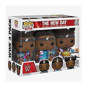 Funko Pop! WWE The New Day 3 Pack Exclusivo