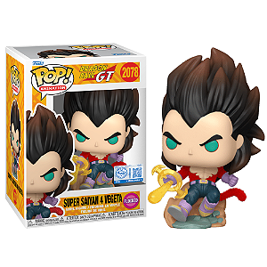 Funko Pop! Animation Dragon Ball GT Super Saiyan 4 Vegeta 2078 Exclusivo Flocked