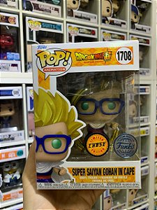 Funko Pop! Animation Dragon Ball Super Saiyan Gohan In Cape 1708 Exclusivo Metallic