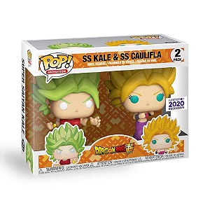 Funko Pop! Animation Dragon Ball SS Kale & SS Caulifla 2 Pack Exclusivo
