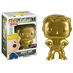 Funko PoP! Games Fallout Vault Boy 53 Exclusivo Gold