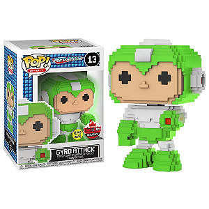 Funko Pop! 8-Bit Games Megaman Gyro Attack 13 Exclusivo Glow