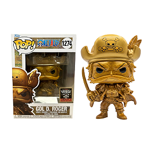 Funko Pop! Animation One Piece Gol D. Roger 1274 Exclusivo Gold