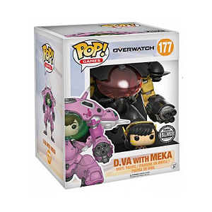 Funko Pop! Games Overwatch D.Va With Meka 177 Exclusivo Black