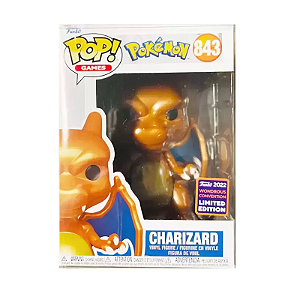 Funko Pop! Games Pokemon Charizard 843 Exclusivo Metallic