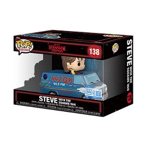 Funko Pop! Rides Television Stranger Things Steve With Squawk Van 138 Exclusivo