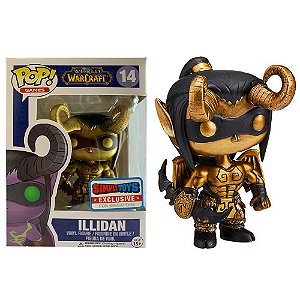 Funko Pop! Games World of Warcraft Illidan 14 Exclusivo Gold