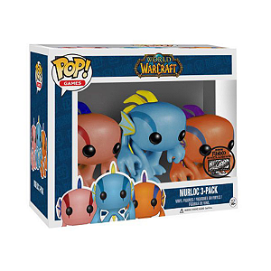 Funko Pop! Games World of Warcraft Murloc 3 Pack Exclusivo