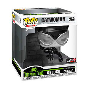 Funko Pop! DC Comics Deluxe Catwoman 269 Exclusivo Black And White