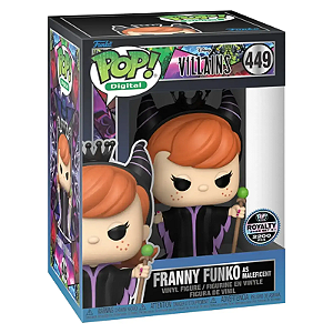 Funko Pop! Digital NFT Disney Villains Franny Funko as Maleficent 449 Exclusivo 2200Pcs