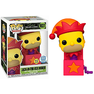 Funko Pop! Television Os Simpsons Homer Jack-In-The-Box 1031 Exclusivo Glow