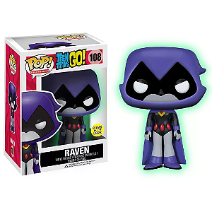 Funko Pop! Television Os Jovens Titãs / Teen Titans Go Raven 108 Exclusivo Glow