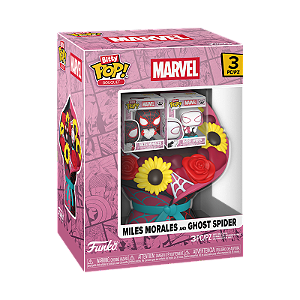 Funko Bitty Pop! Bouquet Marvel Spider Man Miles Morales And Ghost Spider 3 Pack