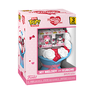 Funko Bitty Pop! Bouquet Hello Kitty Sanrio My Melody And Kuromi 3 Pack