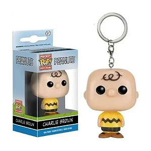 Funko Pop! Keychain Chaveiro Peanuts Snoopy Charlie Brown
