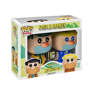 Funko Pop! Animation Os Flintstones Fred And Barney 2 Pack Exclusivo
