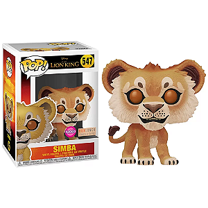 Funko Pop! Disney O Rei Leao Simba 547 Exclusivo Flocked