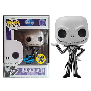 Funko Pop! Disney O Estranho Mundo de Jack Jack Skellington 15 Exclusivo Glow