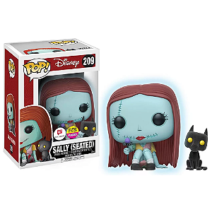 Funko Pop! Disney O Estranho Mundo de Jack Sally 209 Exclusivo Glow Flocked