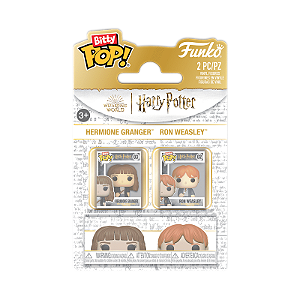 Funko Bitty Pop! Filme Harry Potter Hermione Granger & Ron Weasley 2 Pack